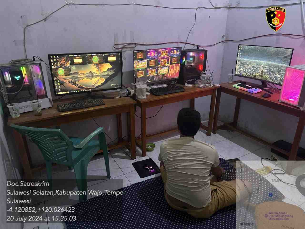Polres Wajo Amankan 4 Pelaku Terkait Kasus Judi Online PC Farming