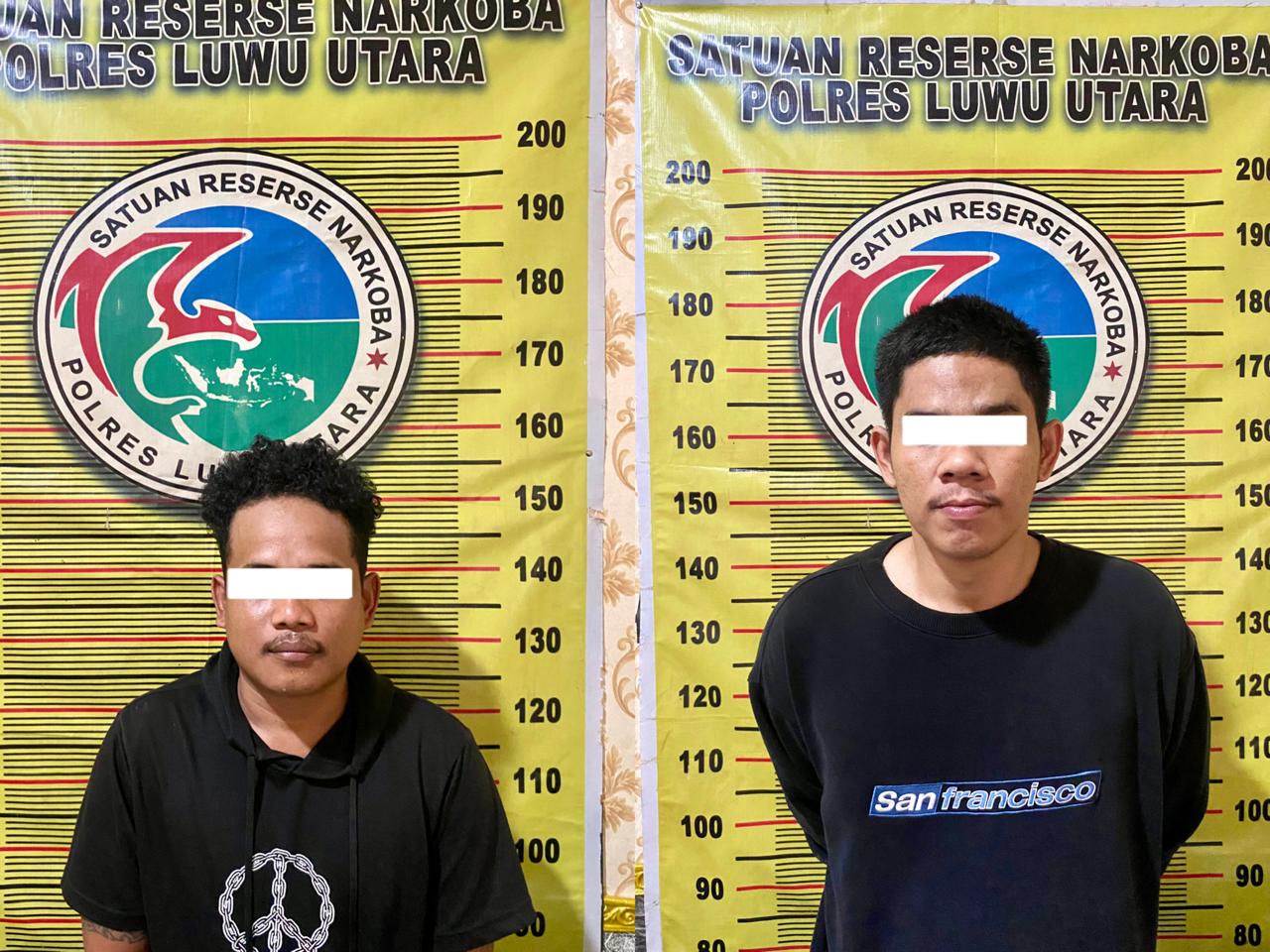 Polres Luwu Utara Tangkap Dua Pengedar Narkoba, Salah Satunya DPO